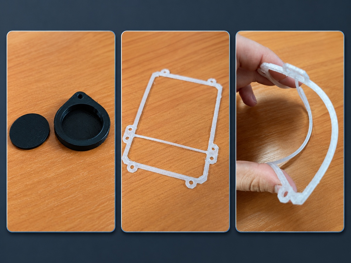 3D-печать гибкой детали из TPU в Беларуси